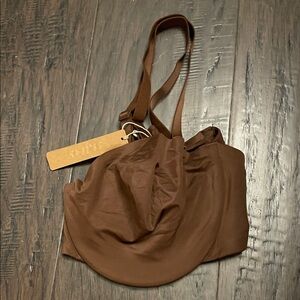 SKIMS Chocolate Brown Underwire Bra